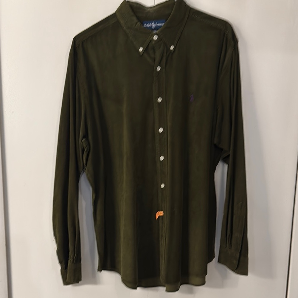 Ralph Lauren Men's Green Shirt